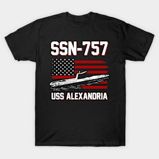 SSN-757 USS Alexandria T-Shirt T-Shirt